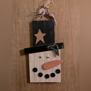 🎄(bundle of 3 for $30 )Decorative snowman wall/door hanging